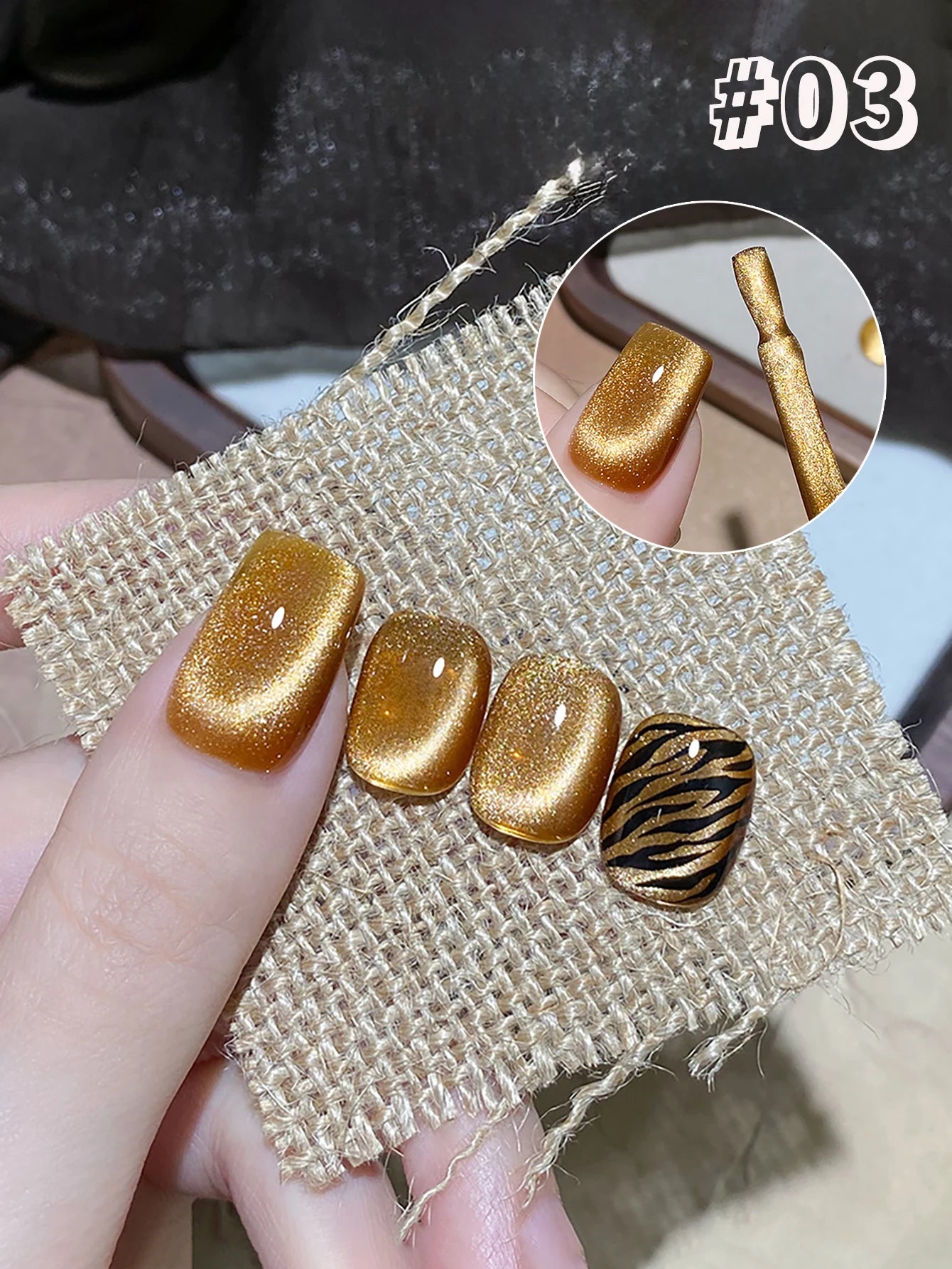 1-24pcs WS Autumn Winter Blue Black Red Glass Bead Crystal Cat Eye Gel Nail Polish New Whitening High Density Sparkling Nail