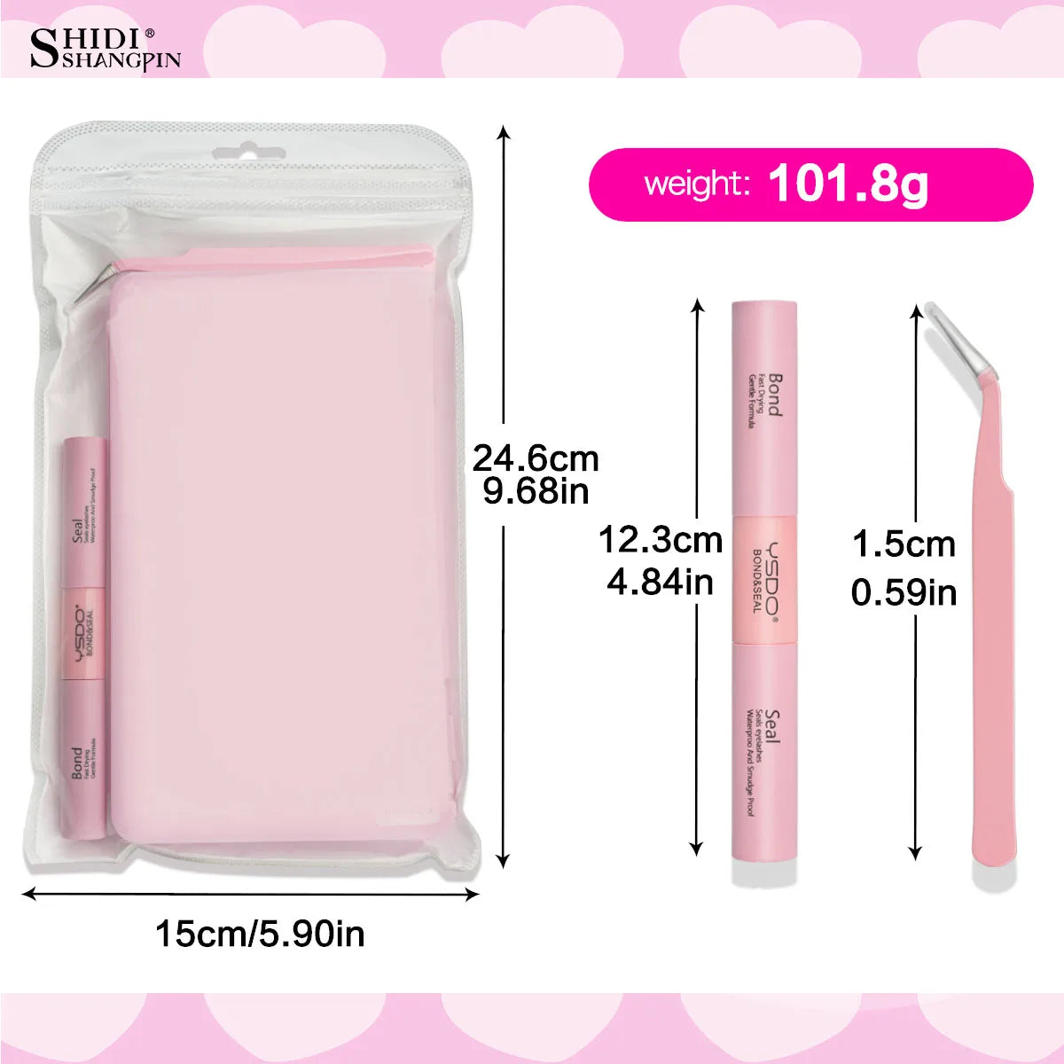 14/32 Rows Individual Lashes Kit Cluster Eyelash Diy Lash Extension Kit Cluster Lashes With Bond and Seal Glue Remover tweezer