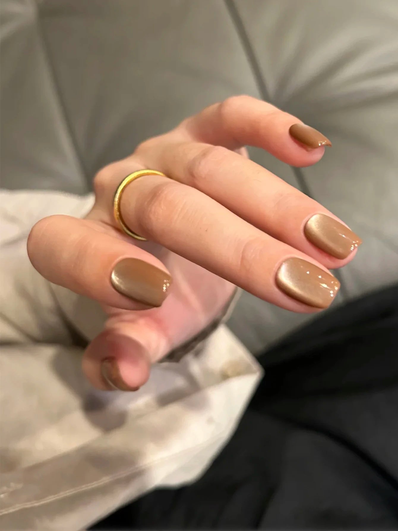 WS Black Glass Cat Magnetic Gel Nail Polish Punk Style Nail Art Manicure Varnis Semi Permanent Gel for Winter Nail Supplies