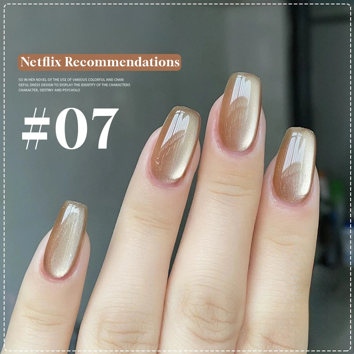 MIANEL 12ML 1-12pcs Glass Bead Cat Eye Gel Nail Polish Flash White Spar Nude Color Magnetic Nail Polish White Nails Summer Nails