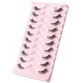 Half Lashes Mink Eyelashes Natural Soft Cat Eye False Eyelashes Long Wispy 3D Mink Lashes Makeup Eyelash Extension Fake Lashes