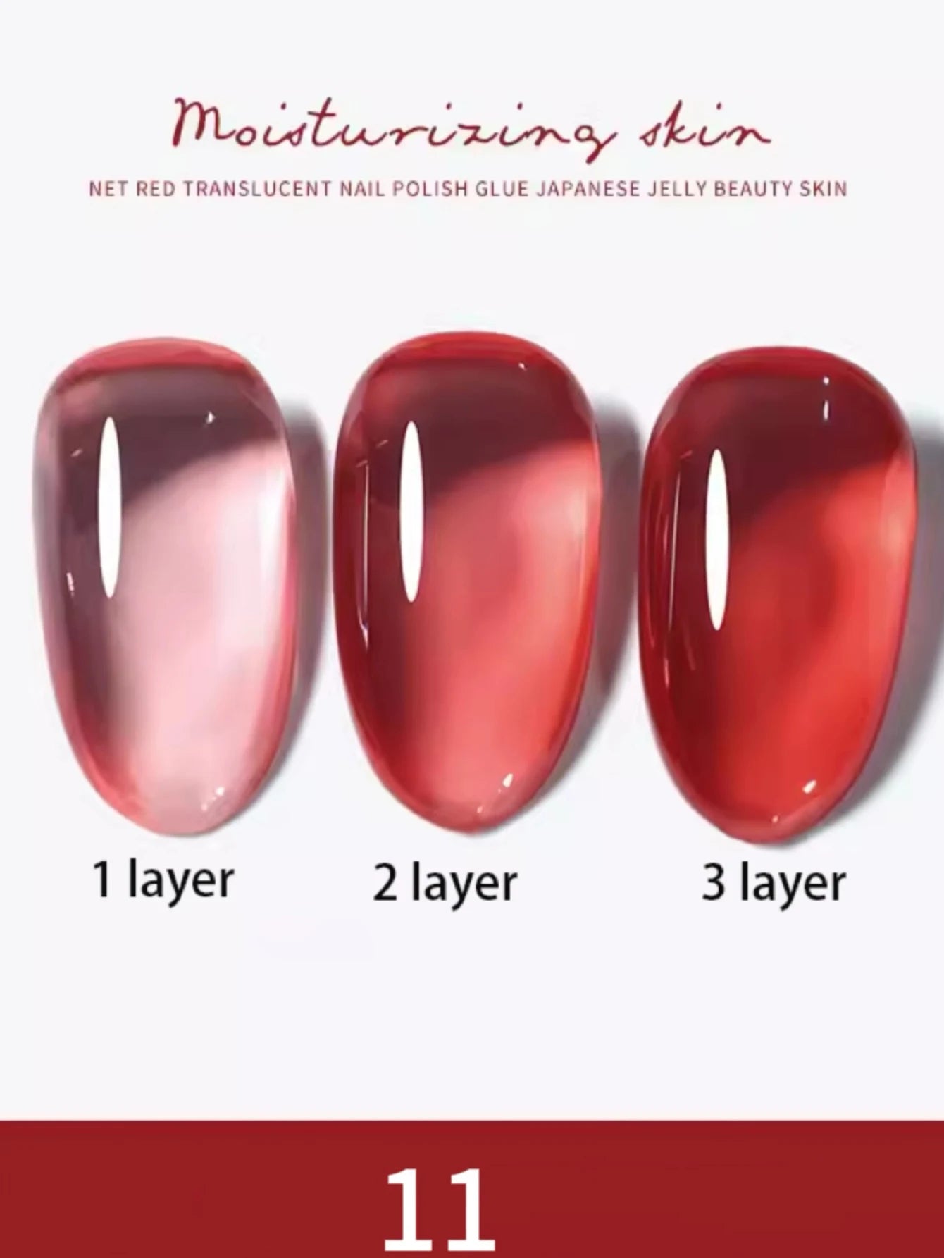 10ml 1-30pcs Jelly Nude Clear Black Gel Polish Translucent Pink Milky White Nail Gel Manicure UV LED Semi Permanent Nail Polish