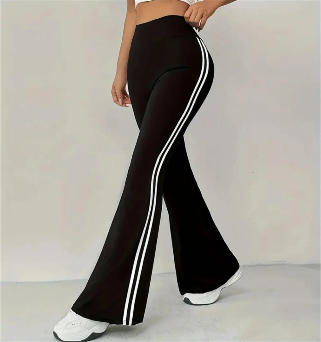 Women's Slim Casual Flare Pants Hight Waist Fashin Micro Pull Trousers 2025 Spring Summen Female Outfit Pant Street Chic Clothes - Azara
