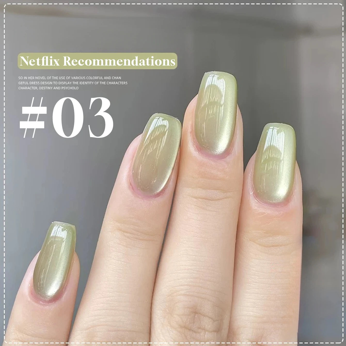 MIANEL 12ML 1-12pcs Glass Bead Cat Eye Gel Nail Polish Flash White Spar Nude Color Magnetic Nail Polish White Nails Summer Nails