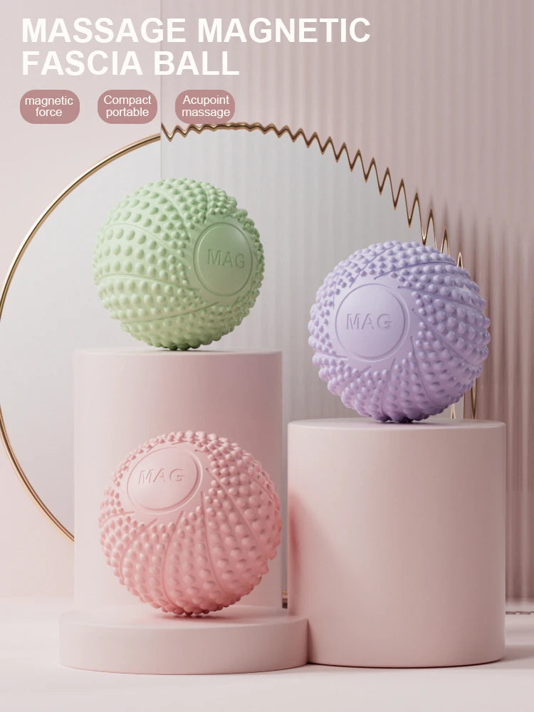 7cm Hand Magnetic Therapy Spiky Hand Foot Massage Ball Relax Body Reduce Pressure Pocket Massager Health Care Tool