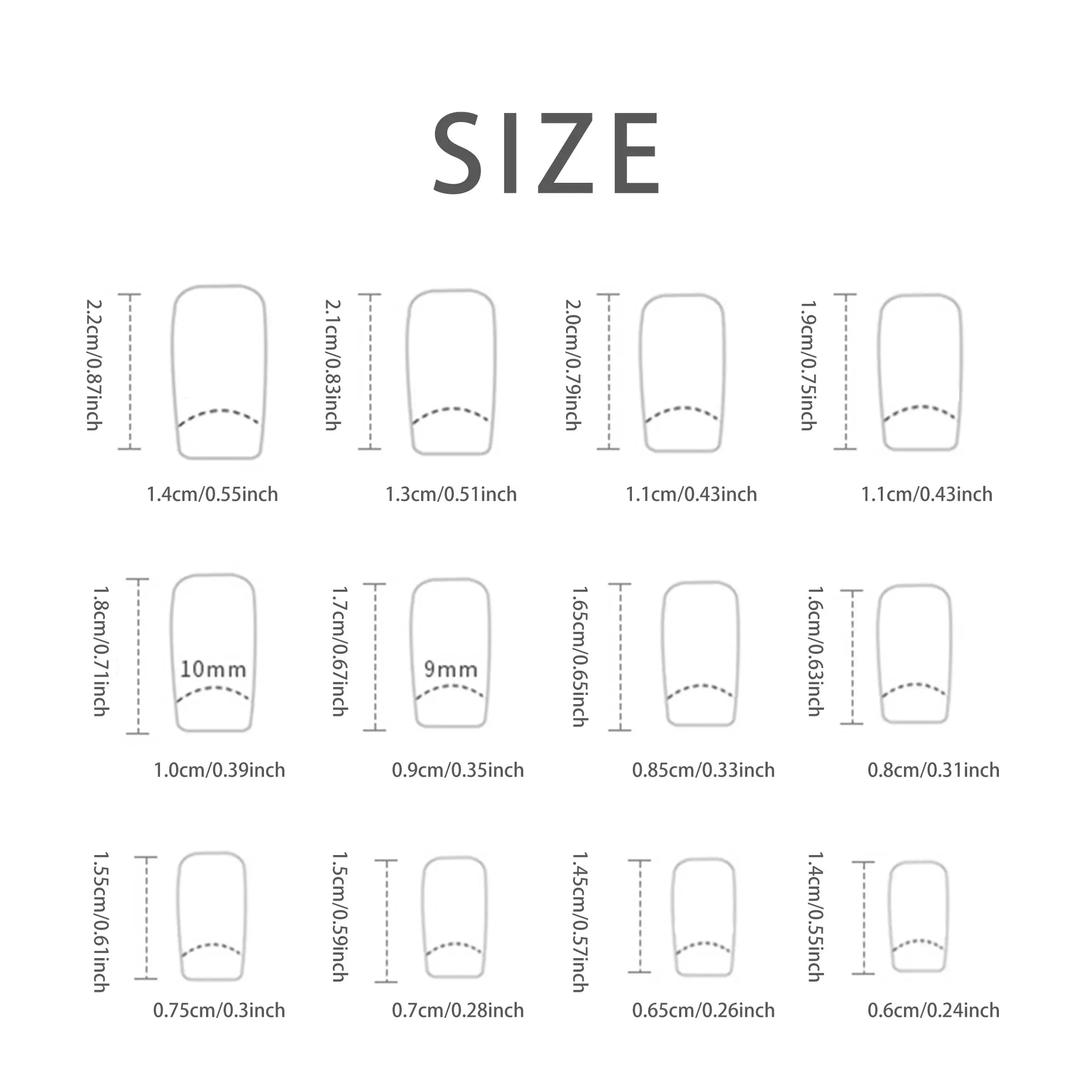 24 PCs Short French Solid Minimalist Nails with 1 Jelly Gel and 1 Nail File