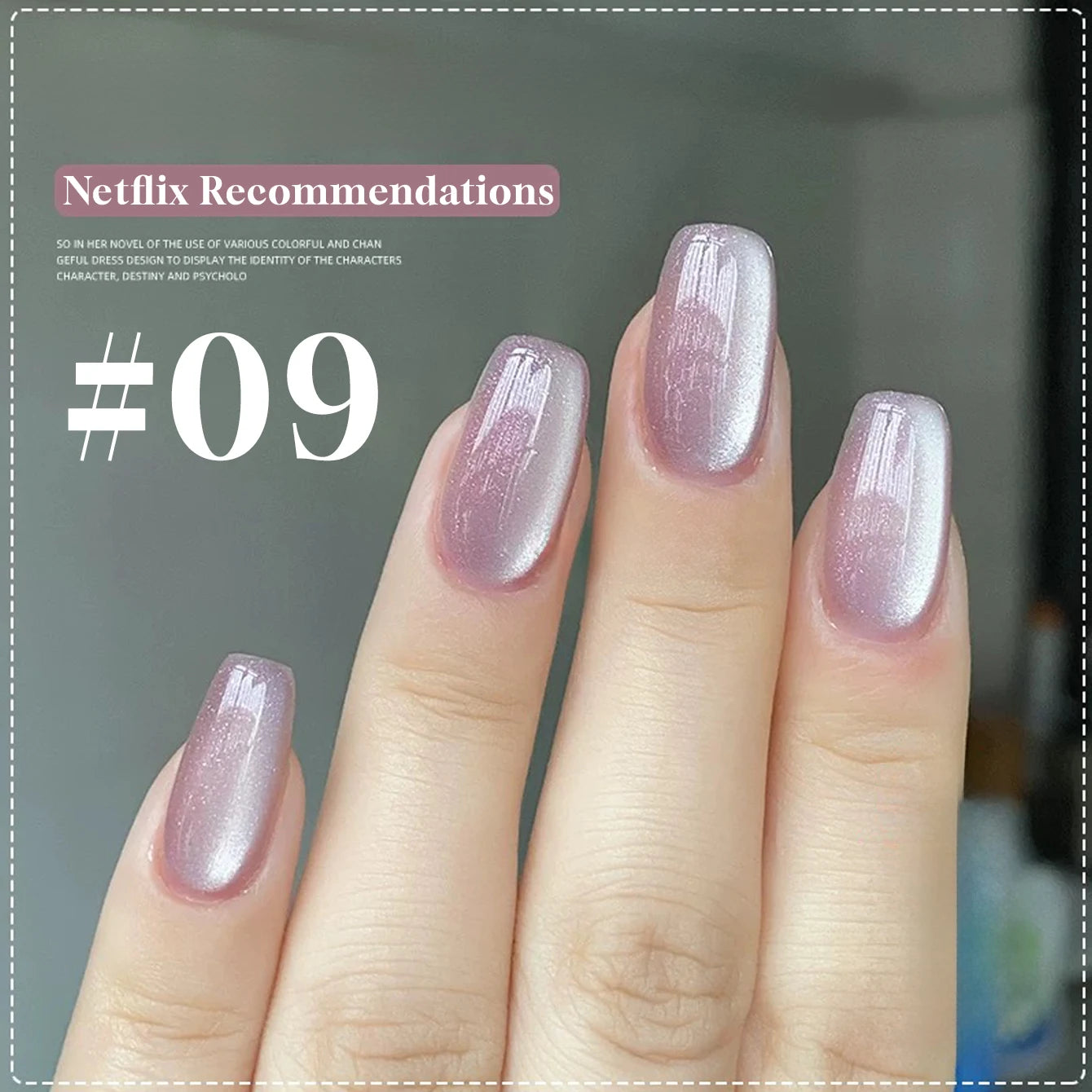 MIANEL 12ML 1-12pcs Glass Bead Cat Eye Gel Nail Polish Flash White Spar Nude Color Magnetic Nail Polish White Nails Summer Nails