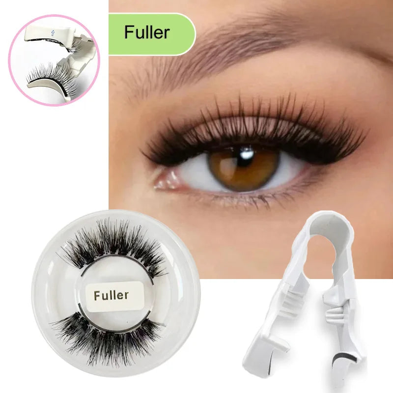 1pair Magnetic Eyelashes Handmade 3D Natural Magnetic False Eyelashes Reusable Magnetic Eyelashes Tweezers Set