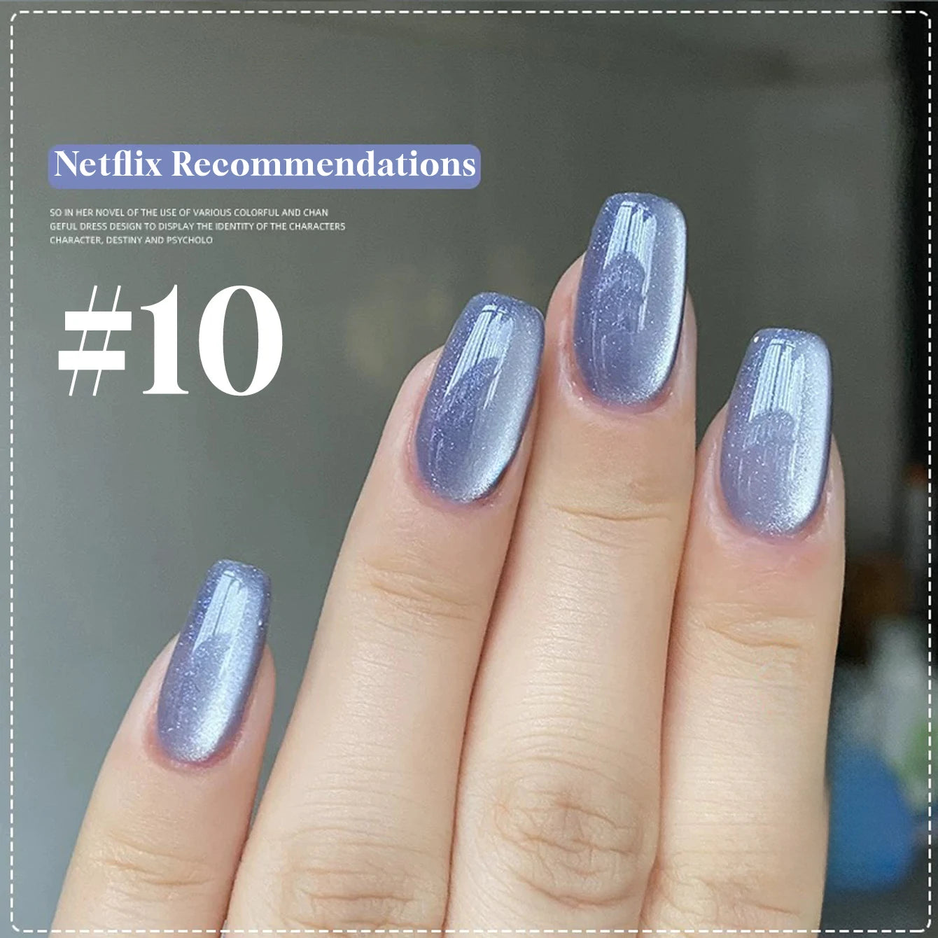 MIANEL 12ML 1-12pcs Glass Bead Cat Eye Gel Nail Polish Flash White Spar Nude Color Magnetic Nail Polish White Nails Summer Nails