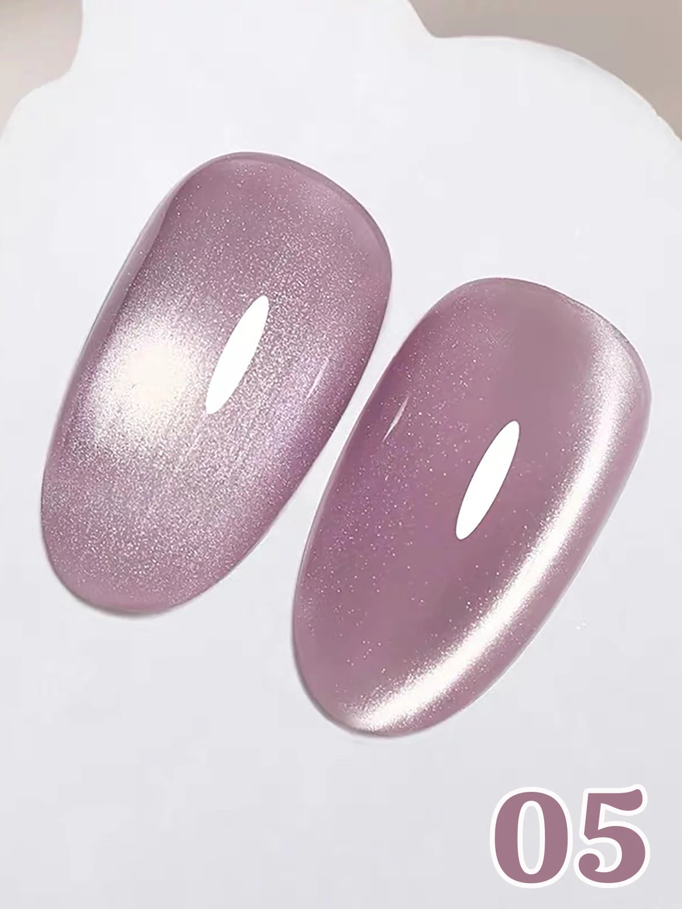 MIANEL 12ML 1-12pcs Glass Bead Cat Eye Gel Nail Polish Flash White Spar Nude Color Magnetic Nail Polish White Nails Summer Nails