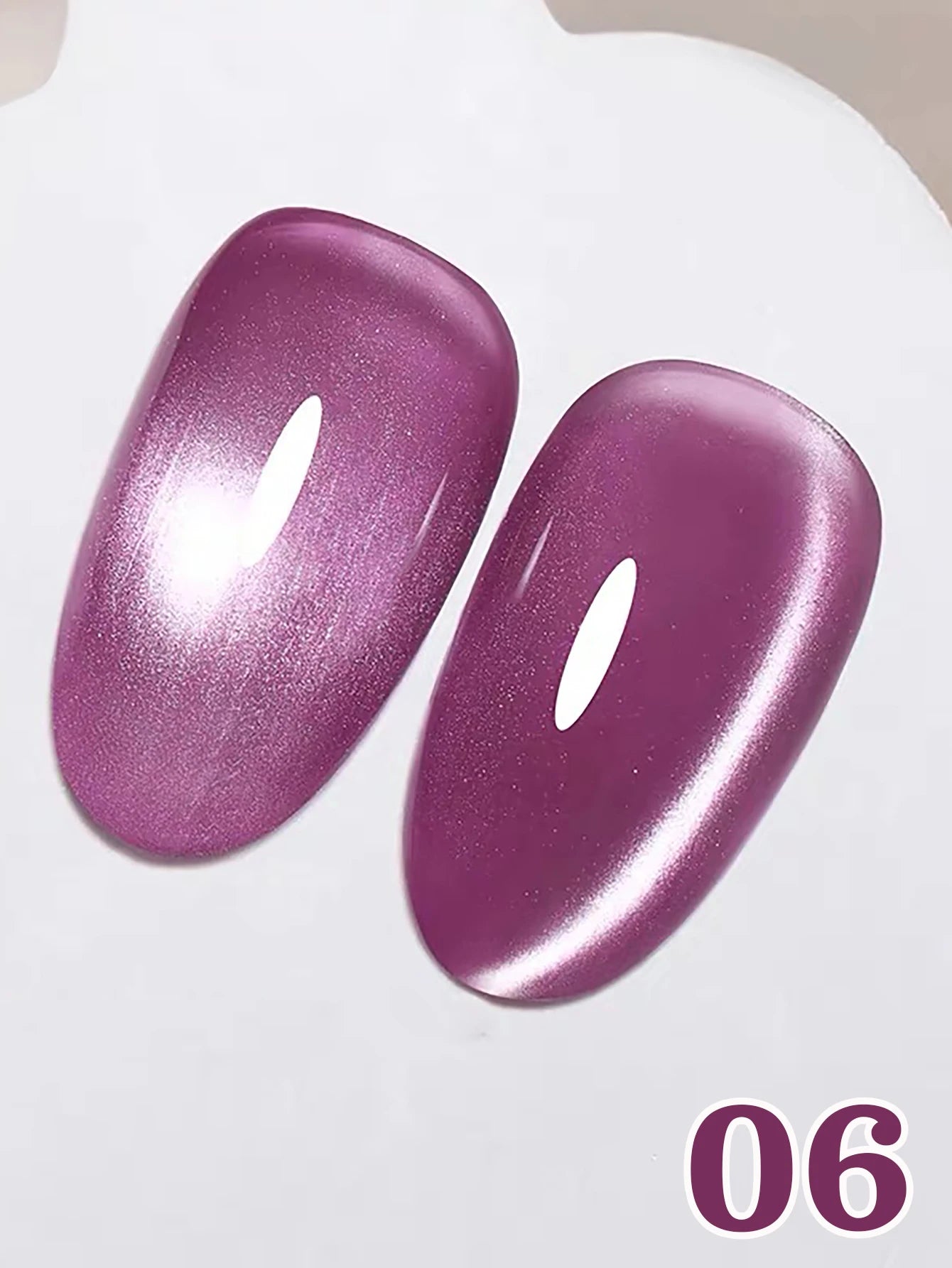 MIANEL 12ML 1-12pcs Glass Bead Cat Eye Gel Nail Polish Flash White Spar Nude Color Magnetic Nail Polish White Nails Summer Nails