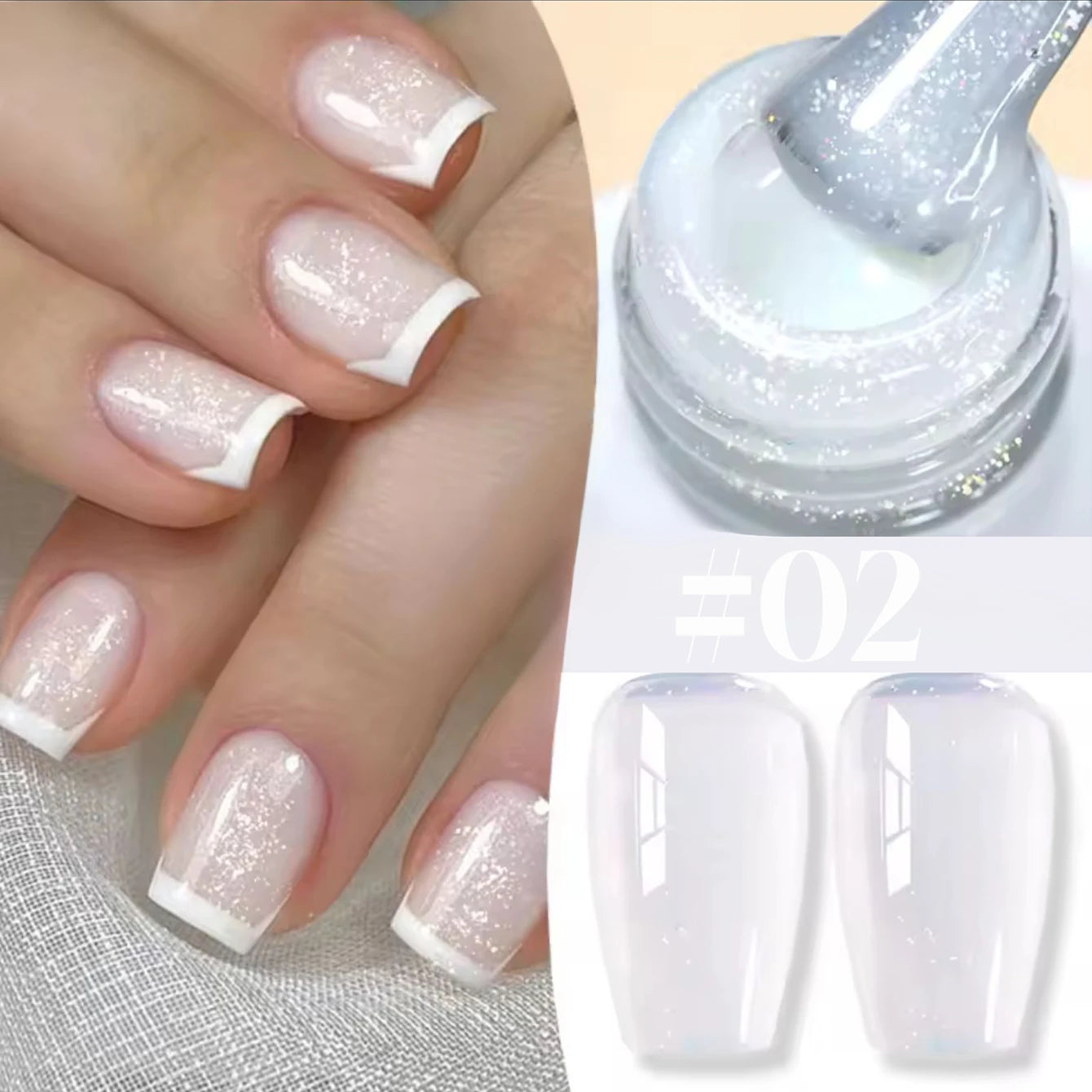 10ml 1-30pcs Jelly Nude Clear Black Gel Polish Translucent Pink Milky White Nail Gel Manicure UV LED Semi Permanent Nail Polish