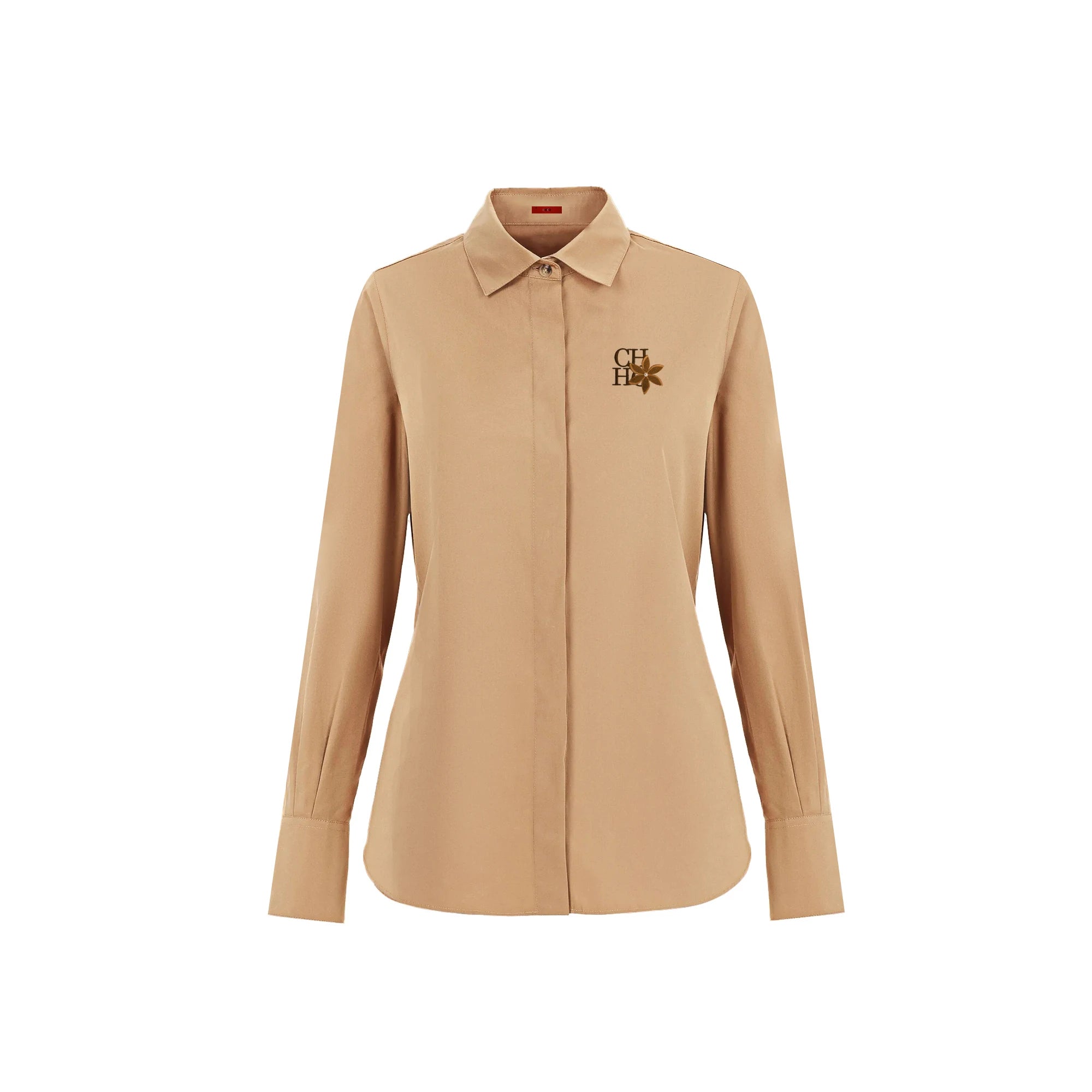 CHCH 2024 Fashion New Shirt Office Lady Shirt Women's Elegant Blouse Lapel Long Sleeve Leisure Commuting Top Female Clothing - Azara