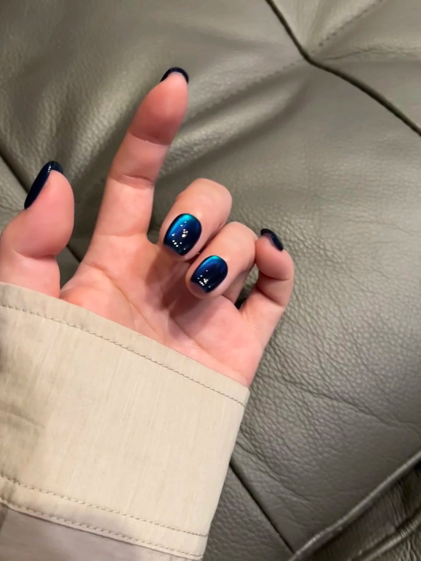 1-24pcs WS Autumn Winter Blue Black Red Glass Bead Crystal Cat Eye Gel Nail Polish New Whitening High Density Sparkling Nail