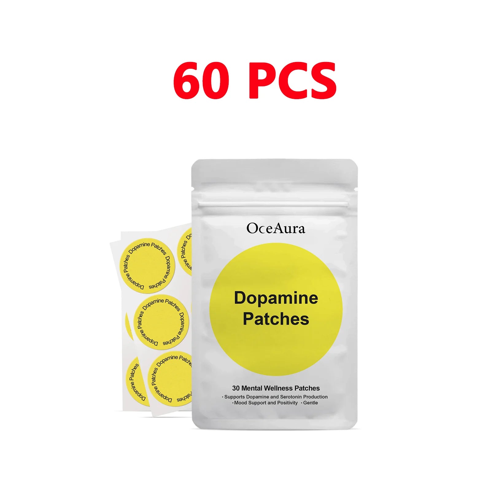 Vitality Boost Body Patches All-Day Energy Immune Support Patches Promotes Digestion & Detox Dopamine Body Care Wellness Patches