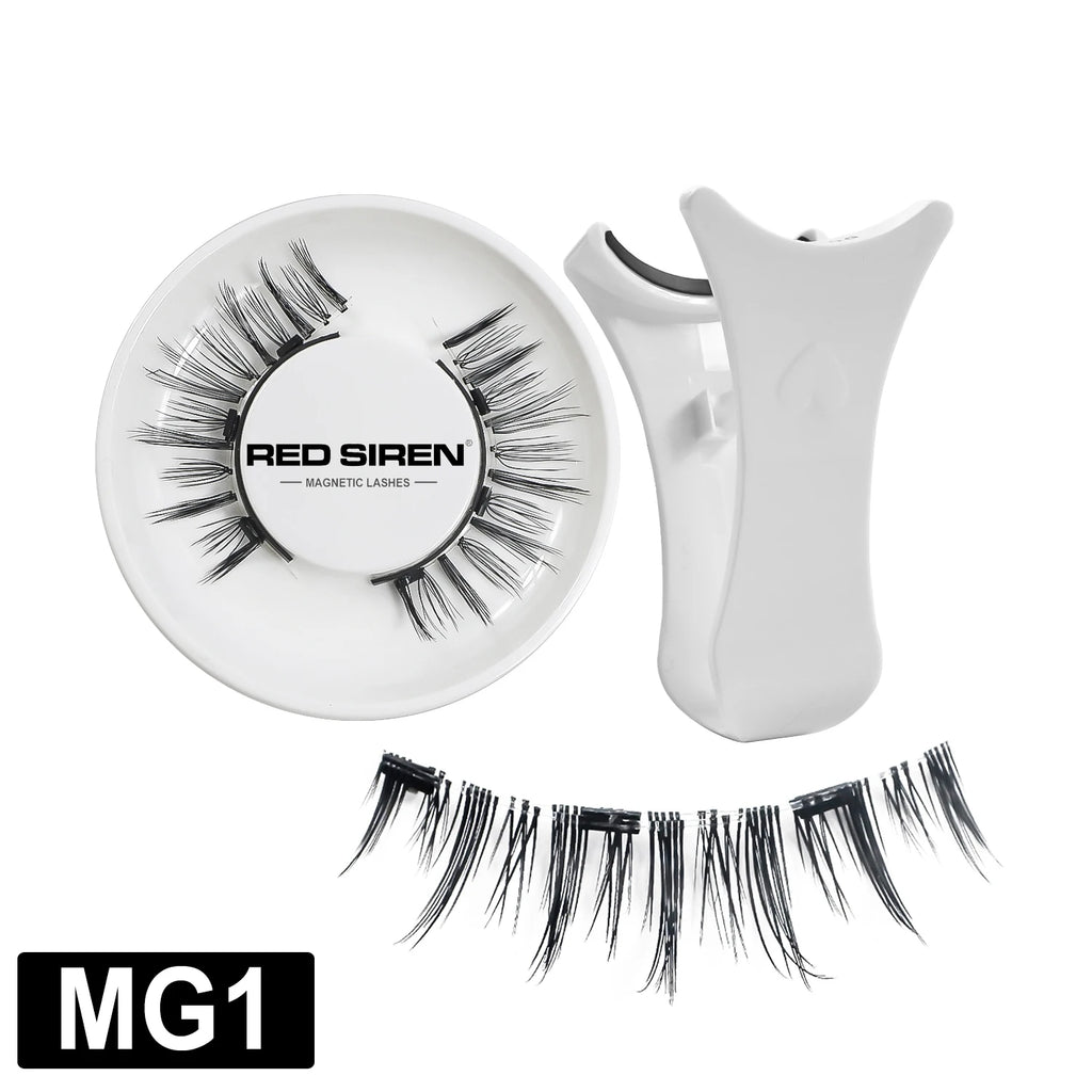 Magnetic Eyelashes 3Pcs Magnets No Glue Need Magnetic Lashes Private Label Soft Magnetic Eyelash Kit