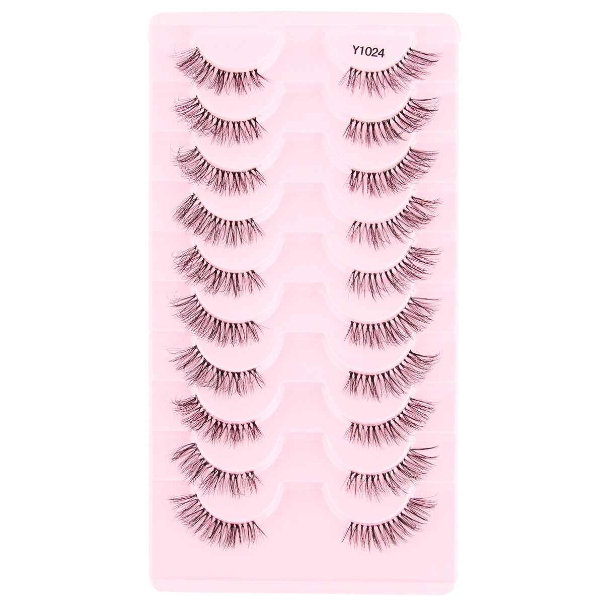 Half Lashes Mink Eyelashes Natural Soft Cat Eye False Eyelashes Long Wispy 3D Mink Lashes Makeup Eyelash Extension Fake Lashes