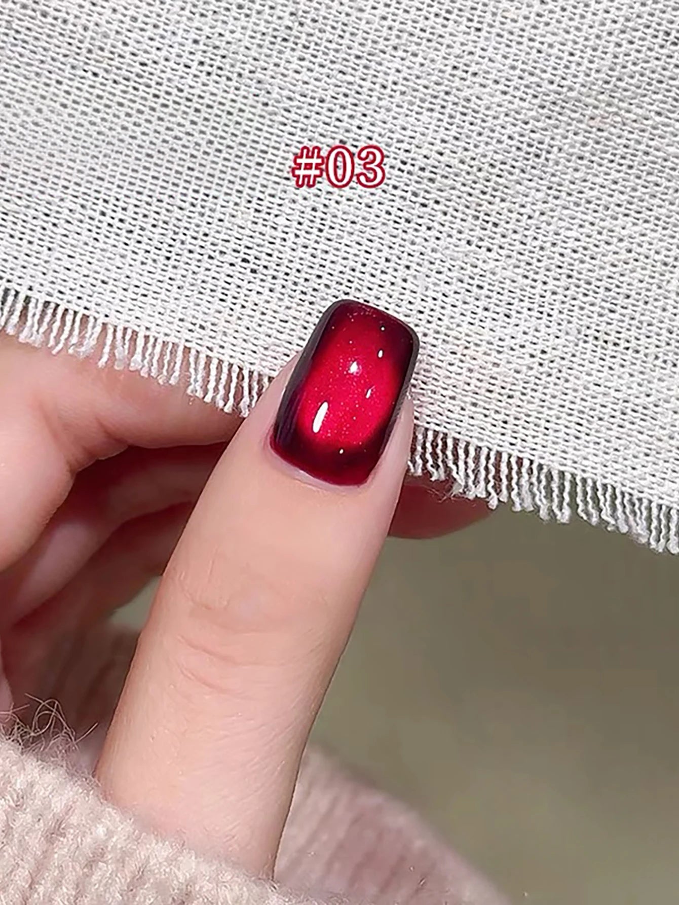 1-24pcs WS Autumn Winter Blue Black Red Glass Bead Crystal Cat Eye Gel Nail Polish New Whitening High Density Sparkling Nail