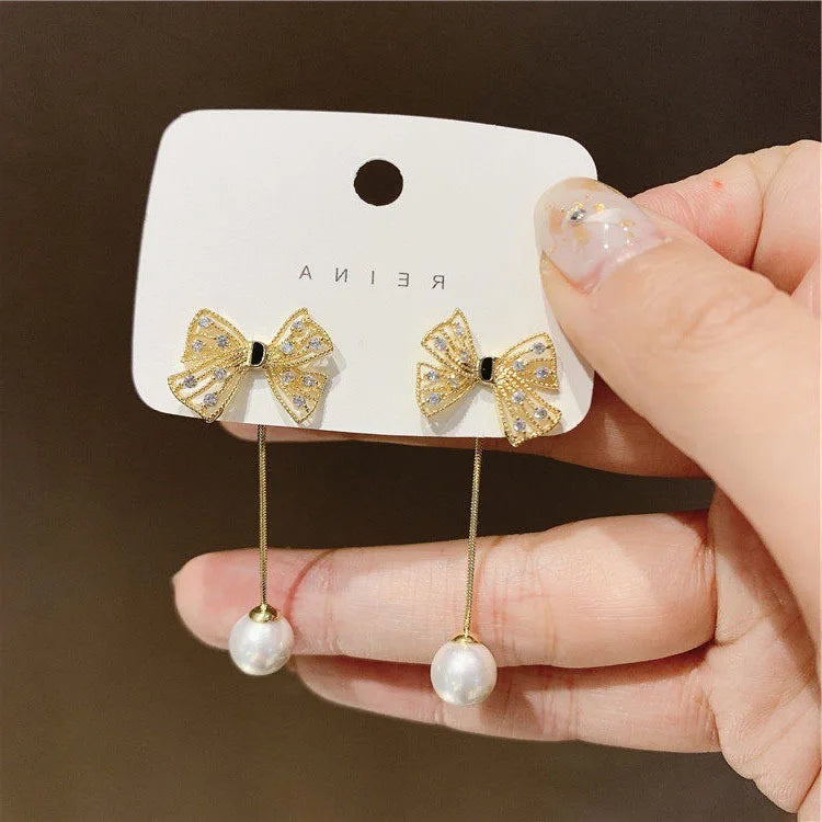 2023 New Fashion Trend Unique Design Elegant Exquisite Light Luxury Love Earrings For Women Jewelry Wedding Party Premium Gift
