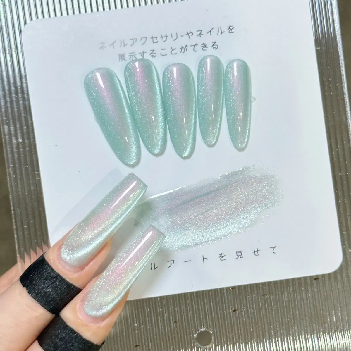 NIKA Dreamy Mermaid Tears Cat Eye Series Gel Nail Polish 15ml Semi Permanent Soak Off UV LED Ice Moon Magnetic Cat Eye Gel