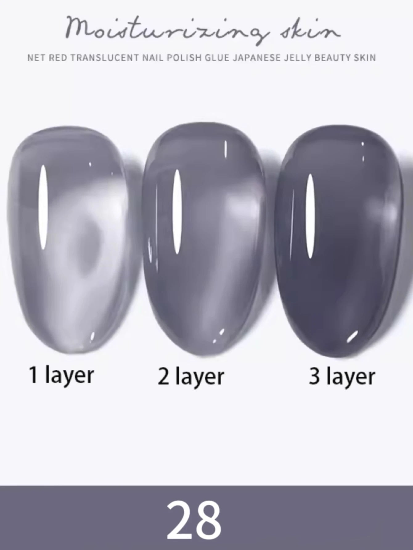 10ml 1-30pcs Jelly Nude Clear Black Gel Polish Translucent Pink Milky White Nail Gel Manicure UV LED Semi Permanent Nail Polish