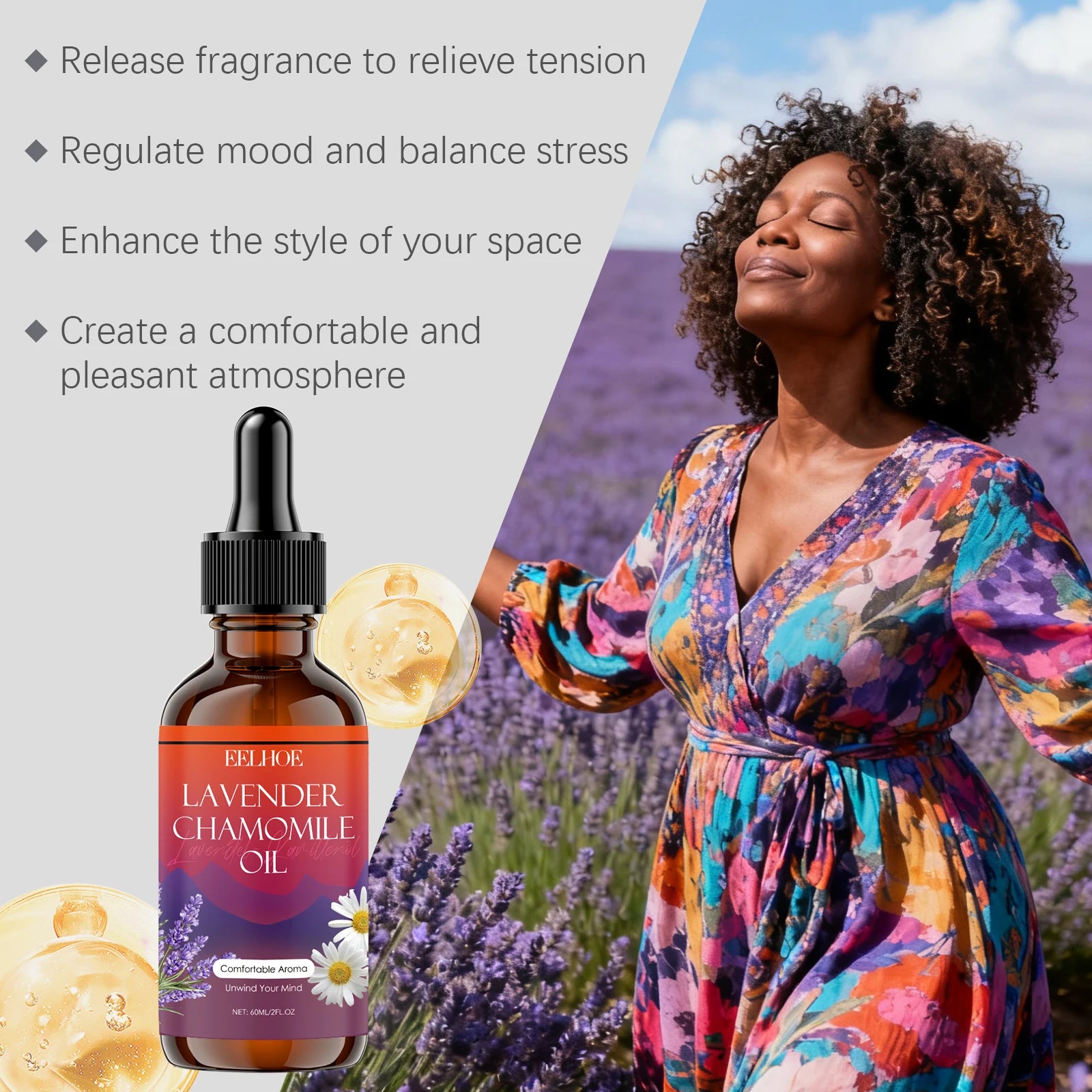 Body Care Oil Nourishing Skin and Scalp Moisturizing Massage Hair and Body Improve Skin Texture Body Care Oil Repair Dry Skin