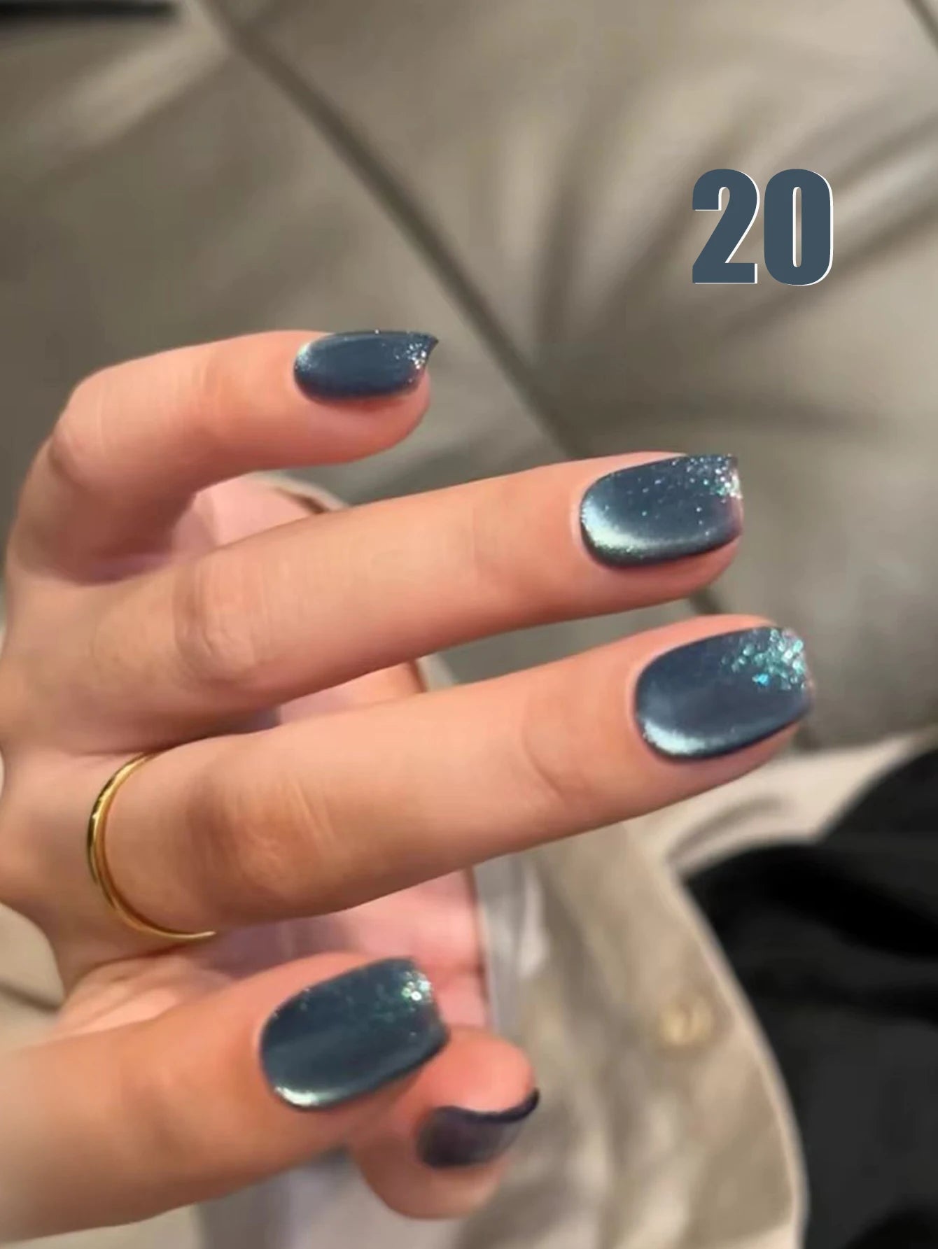 MIANEL 12ML 1-12pcs Glass Bead Cat Eye Gel Nail Polish Flash White Spar Nude Color Magnetic Nail Polish White Nails Summer Nails