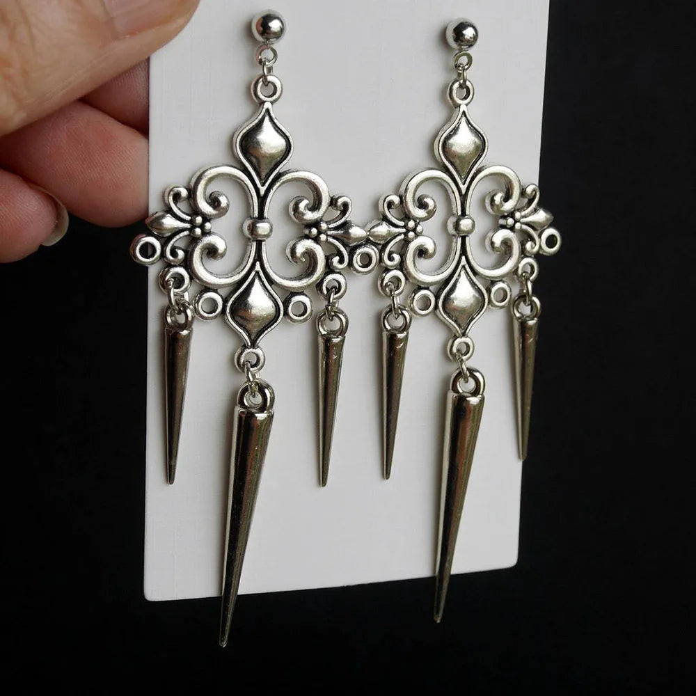 Drop Dangle Earrings for Women Hook Earrings for Women Dangle Hypoallergenic Dangling Earrings, Gothic Punk Y2k Goth Jewelry