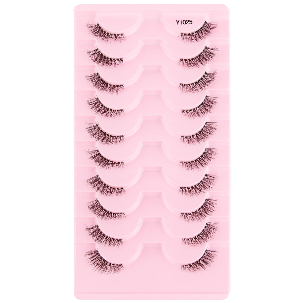 Half Lashes Mink Eyelashes Natural Soft Cat Eye False Eyelashes Long Wispy 3D Mink Lashes Makeup Eyelash Extension Fake Lashes