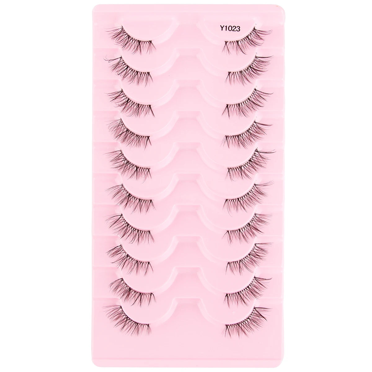Half Lashes Mink Eyelashes Natural Soft Cat Eye False Eyelashes Long Wispy 3D Mink Lashes Makeup Eyelash Extension Fake Lashes