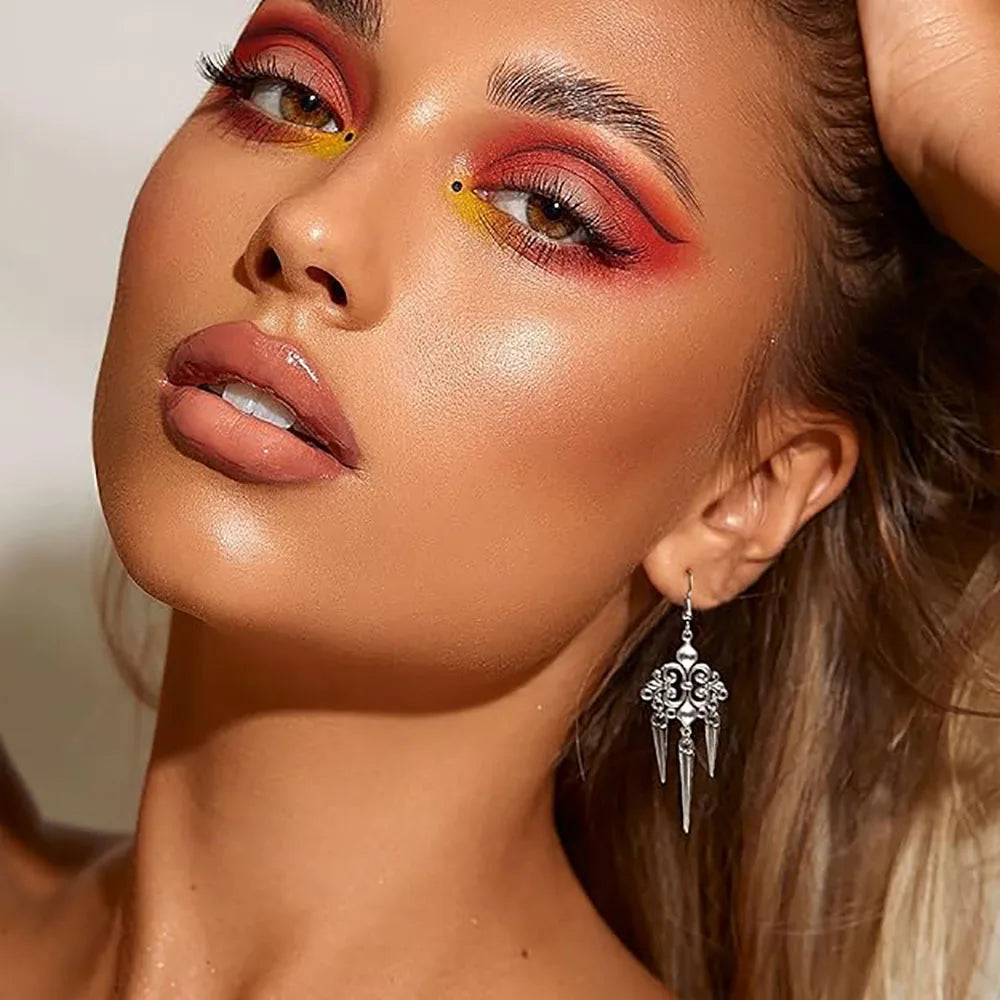 Drop Dangle Earrings for Women Hook Earrings for Women Dangle Hypoallergenic Dangling Earrings, Gothic Punk Y2k Goth Jewelry