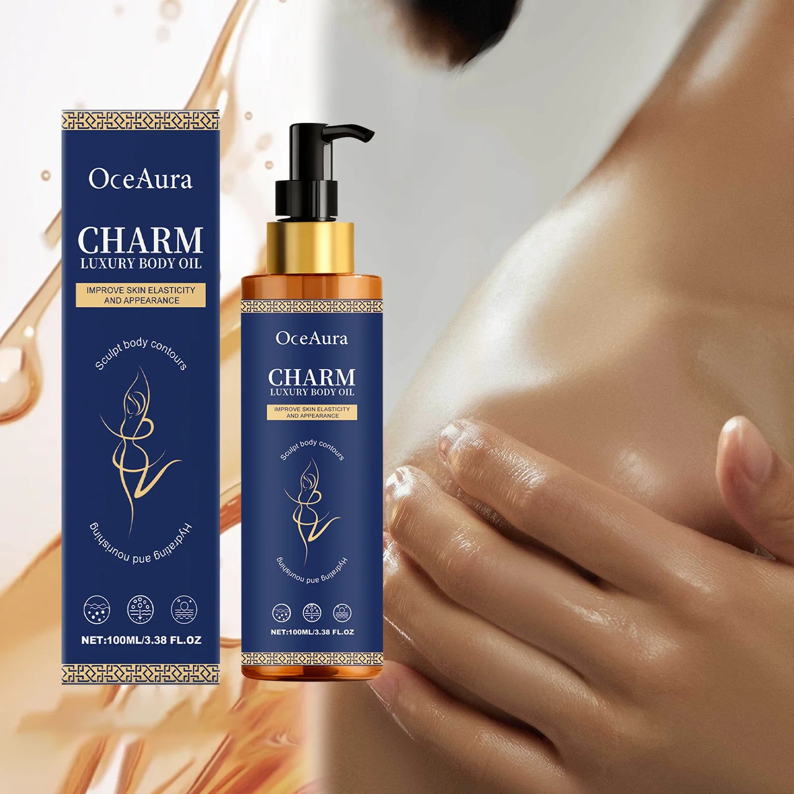 Winter Skin Savior! Intensive Nourishing Repairing Dry Skin Body Oil with Centella Ceramides Deep Hydration for Chapped Skin