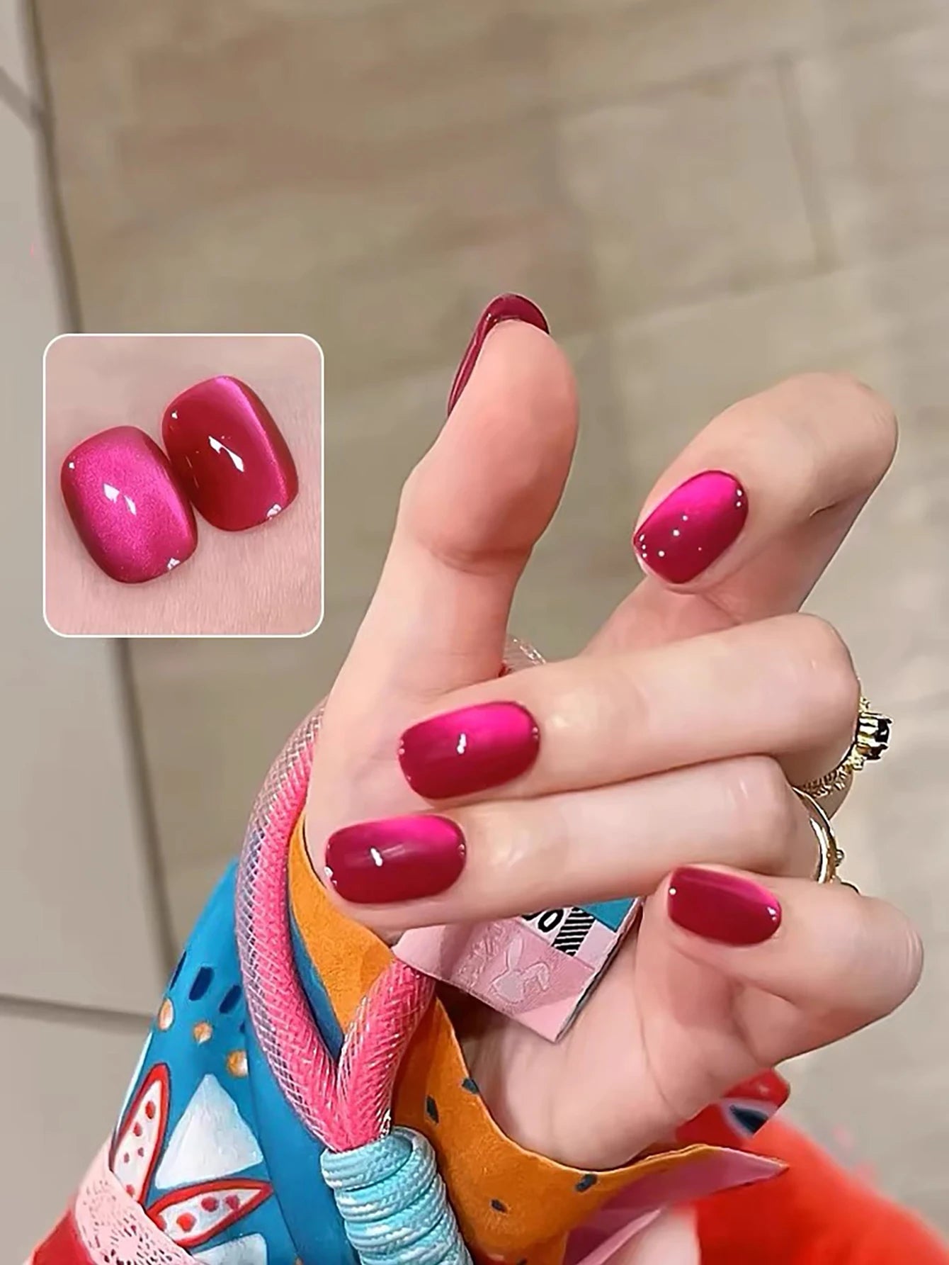 1-24pcs WS Autumn Winter Blue Black Red Glass Bead Crystal Cat Eye Gel Nail Polish New Whitening High Density Sparkling Nail