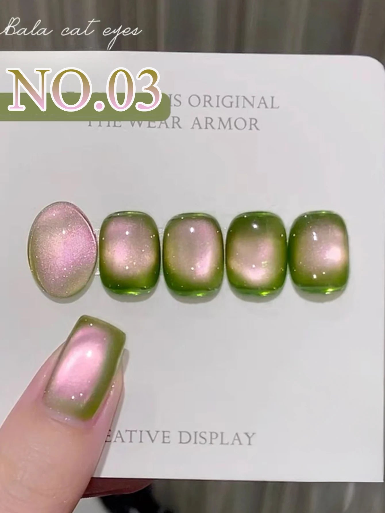 1-24pcs WS Autumn Winter Blue Black Red Glass Bead Crystal Cat Eye Gel Nail Polish New Whitening High Density Sparkling Nail