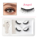 2 Pairs  Quantum Magnetic Eyelashes Soft Magnet Lashes Glue-free false Eyelashes with Special Tweezers