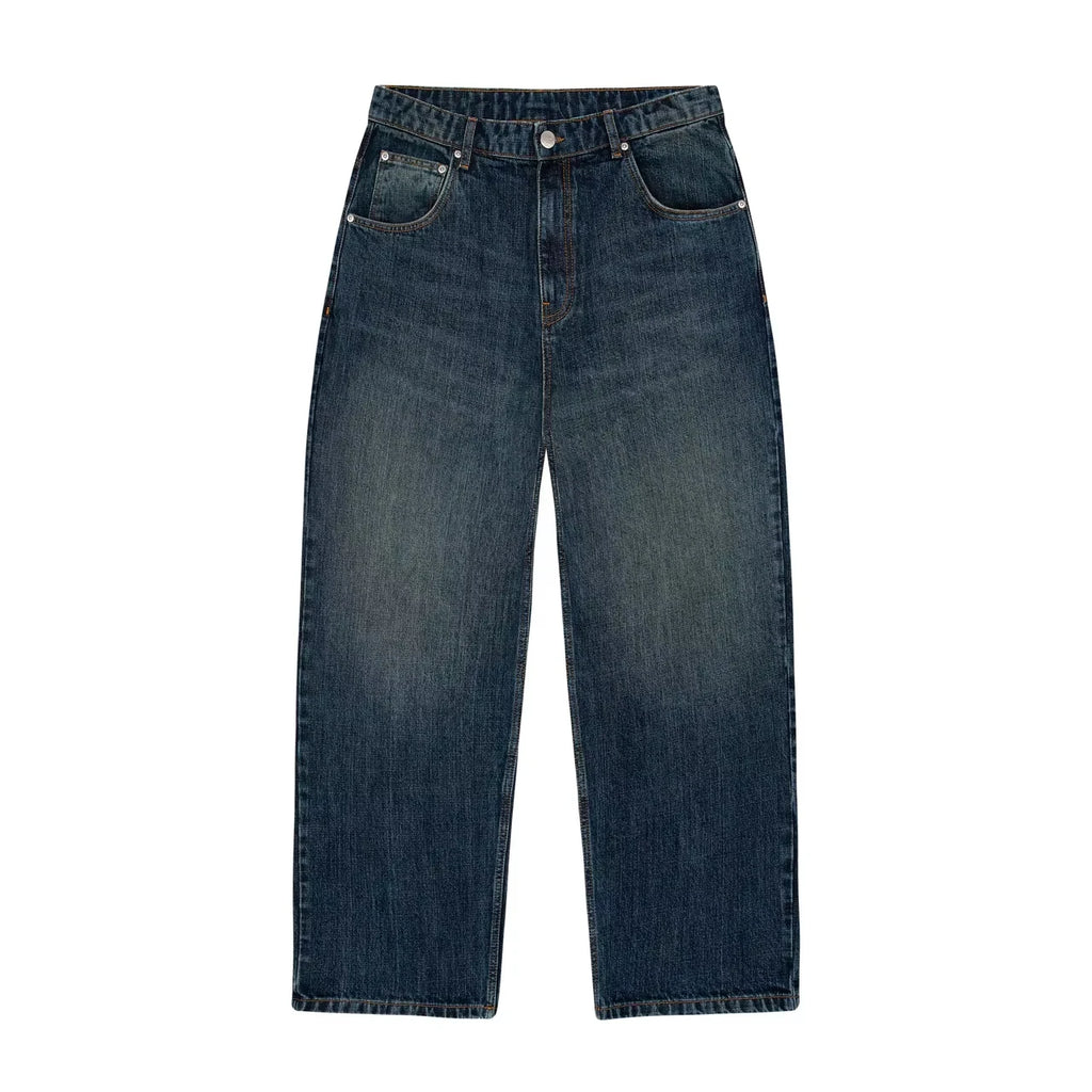 Y2K Gothic Oversized Jeans Unisex High Street Japanese Fashion Retro Wide Pants Harajuku Hip-Hop Street Work Pants - Azara