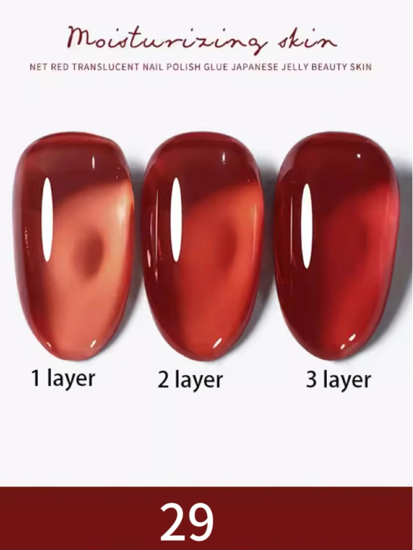 10ml 1-30pcs Jelly Nude Clear Black Gel Polish Translucent Pink Milky White Nail Gel Manicure UV LED Semi Permanent Nail Polish