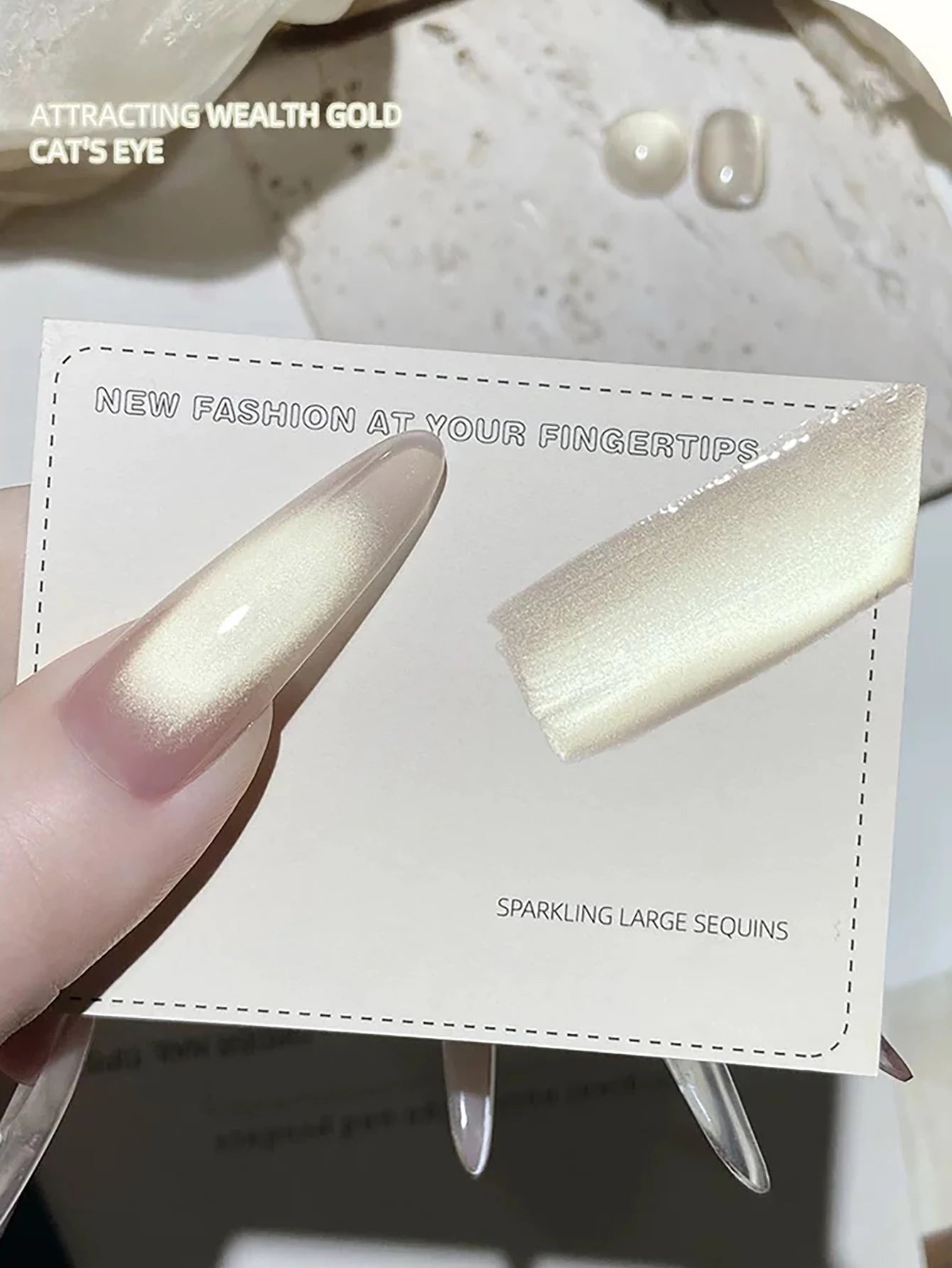 1-24pcs WS Autumn Winter Blue Black Red Glass Bead Crystal Cat Eye Gel Nail Polish New Whitening High Density Sparkling Nail