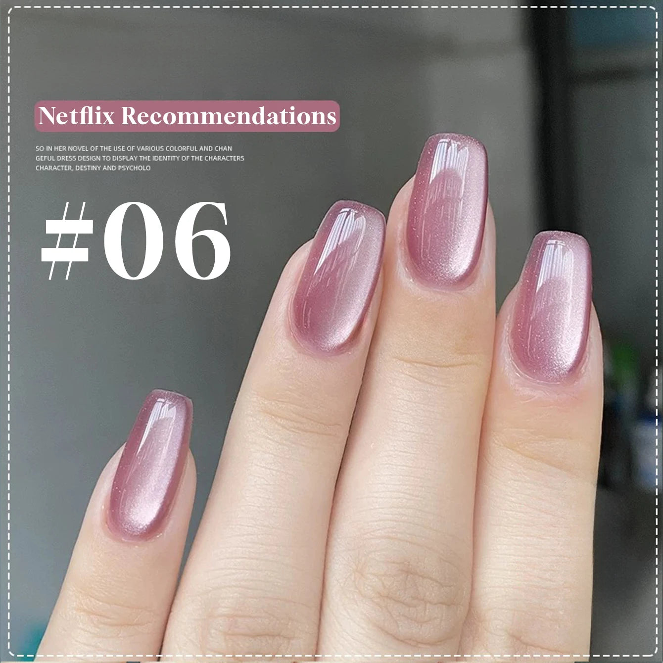 MIANEL 12ML 1-12pcs Glass Bead Cat Eye Gel Nail Polish Flash White Spar Nude Color Magnetic Nail Polish White Nails Summer Nails