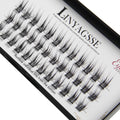 LINYAGSSE LN2350 L Curl Super Cluster Eyelash Extension Natural Mink Eyelash Individual Lashes Makeup Tools Cilias Volume