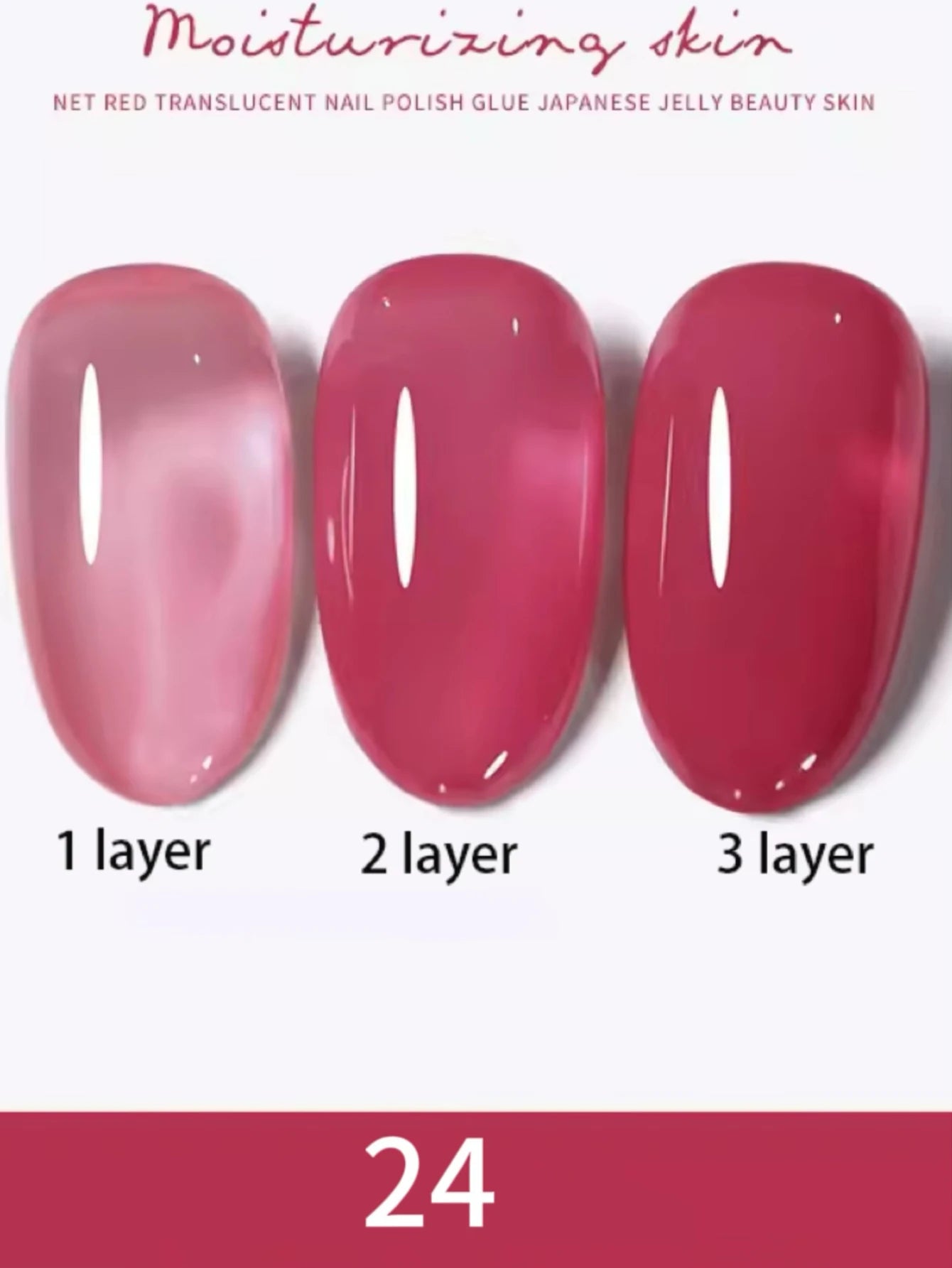 10ml 1-30pcs Jelly Nude Clear Black Gel Polish Translucent Pink Milky White Nail Gel Manicure UV LED Semi Permanent Nail Polish