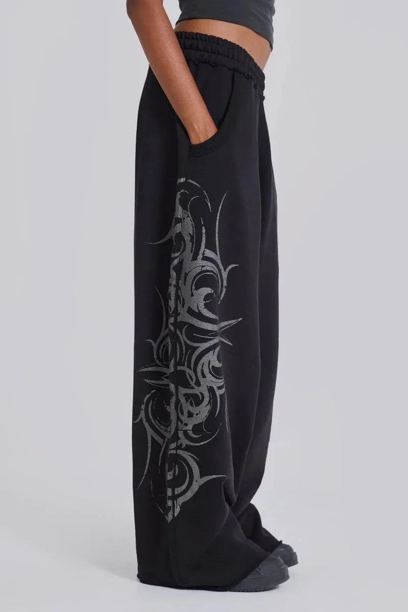 Streetwear New Harajuku Fashion Oversized Printed Sweatpants Y2K Trend Pants Men and Women Vintage Comfortable Running Pants