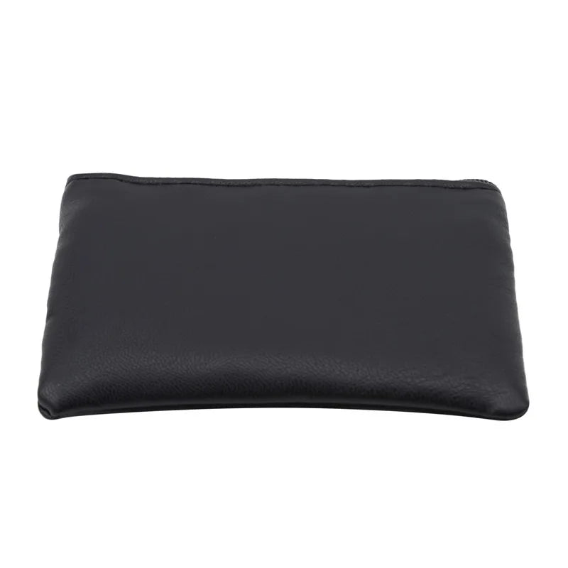 Black Leather Coins Purse Suitable For Men Women Mini Zipper Wallets Small Purses Female Purses Casual Card Holder Key Holders