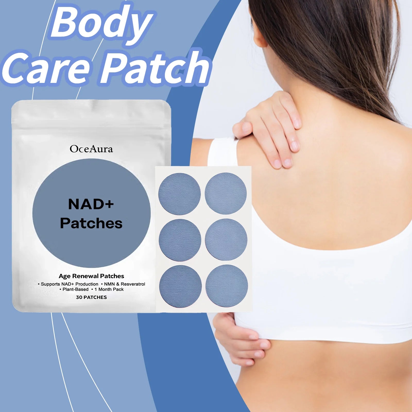 Body Care Patch Nourishes&Cares For The Skin Providing Comfort Enhancing Youthful Vitality&Improving Skin ConditionPortablePatch