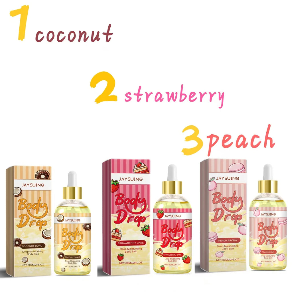 Nourishing Body Oil, Hydrating Massage & Skin Care Treatment, Firming Moisturizing Formula, 60ml Bottle