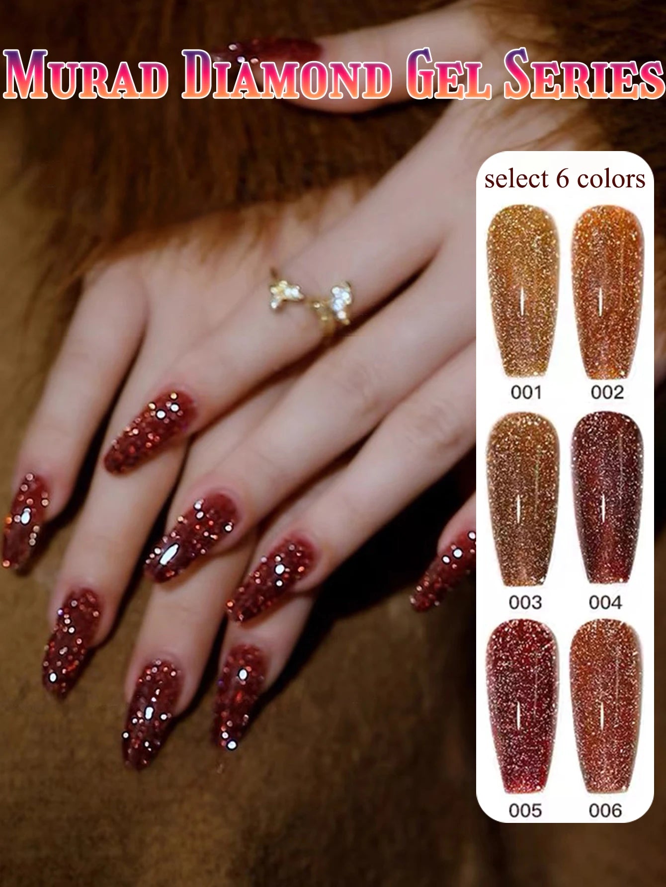 1-24pcs WS Autumn Winter Blue Black Red Glass Bead Crystal Cat Eye Gel Nail Polish New Whitening High Density Sparkling Nail