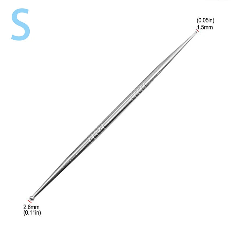 S/M/L Acupuncture Pen Stainless Steel Manual Acupuncture Pen Trigger Point Massager Deep Tissue Massage For Body Face Massage