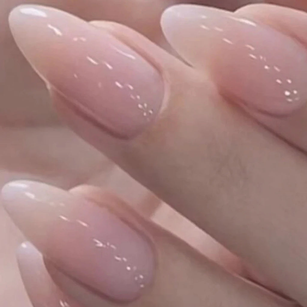 Short Press on Nails, BettyCora Square 24 Pcs Spring Summer Gel Press-On Acrylic Fake False Gel Nails Manicure Set for