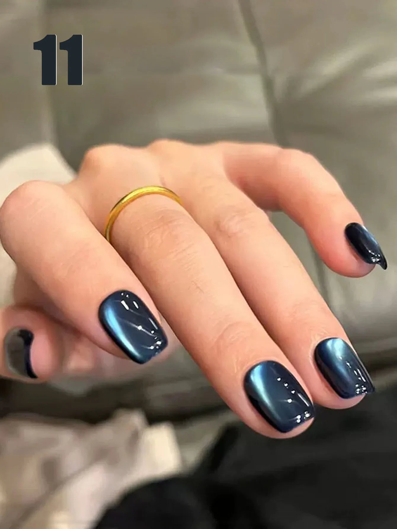 MIANEL 12ML 1-12pcs Glass Bead Cat Eye Gel Nail Polish Flash White Spar Nude Color Magnetic Nail Polish White Nails Summer Nails