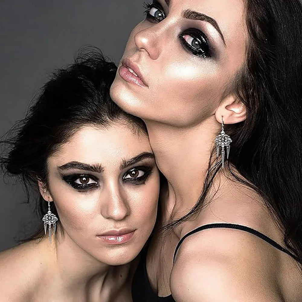 Drop Dangle Earrings for Women Hook Earrings for Women Dangle Hypoallergenic Dangling Earrings, Gothic Punk Y2k Goth Jewelry